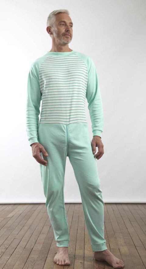 Caxndycing Combinaison Une Pièce pour Homme - Grenouillère - Pyjama - Couleur Unie - Sous-vêtements Thermiques Extensibles - Manches Longues - Avec Boutons, Blanc Caxndycing Combinaison Une Pièce pour Homme - Grenouillère - Pyjama - Couleur Unie - Sous-vêtements Thermiques Extensibles - Manches Longues - Avec Boutons, Blanc